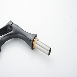 Zeitgenössisch Becken Thermostatische with Keramisches Ventil Einhand Ein Loch for Bronze mit Ölschliff, Waschbecken Wasserhahn