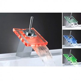 3-Loch-Armatur Einhand Ein Loch in Chrom Waschbecken Wasserhahn