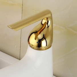Zeitgenössisch Mittellage Wasserfall Keramisches Ventil Einhand Ein Loch with Korrektur Artikel