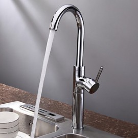 Zeitgenössisch Becken Keramisches Ventil Einhand Ein Loch with Chrom Waschbecken Wasserhahn