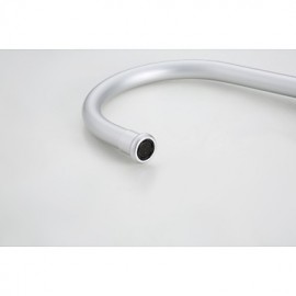 Zeitgenössisch Mittellage Wasserfall with Keramisches Ventil Einhand Ein Loch for Gebürsteter Nickel, Armatur für die Küche