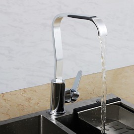 Zeitgenössisch / Traditionell / Rustikal / Art déco/Retro / Modern Standard Spout / Hoch / High-Arc BeckenWasserfall / Breite spary /