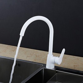 Zeitgenössisch / Rustikal / Art déco/Retro / Modern Standard Spout / Hoch / High-Arc Becken Breite spary / drehbarer with Keramisches