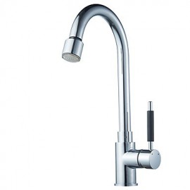 Modern Standard Spout / Hoch / High-Arc Becken Regendusche / Mit ausziehbarer Brause / drehbarer with Keramisches Ventil Einhand Ein Loch