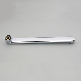 Zeitgenössisch Standard Spout Wandmontage drehbarer with Keramisches Ventil Einzigen Handgriff Zwei Löcher for Chrom, Armatur für die
