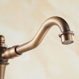 Küchenarmauren, Klassisch-Modern with Antike Bronze Ein Griff Ein Loch, Feature for Mittelset