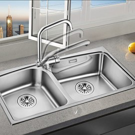 Zeitgenössisch Standard Spout Becken Breite spary / drehbarer with Keramisches Ventil Einhand Ein Loch for Chrom, Armatur für die Küche