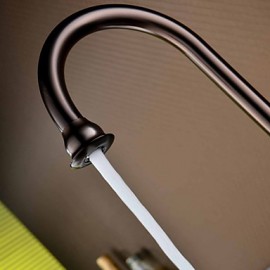 deckenmontiert Einhand Ein Loch with Bronze mit ölschliff Armatur für die Küche